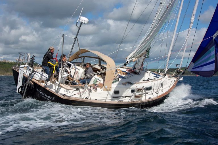 Rustler 42 sailing